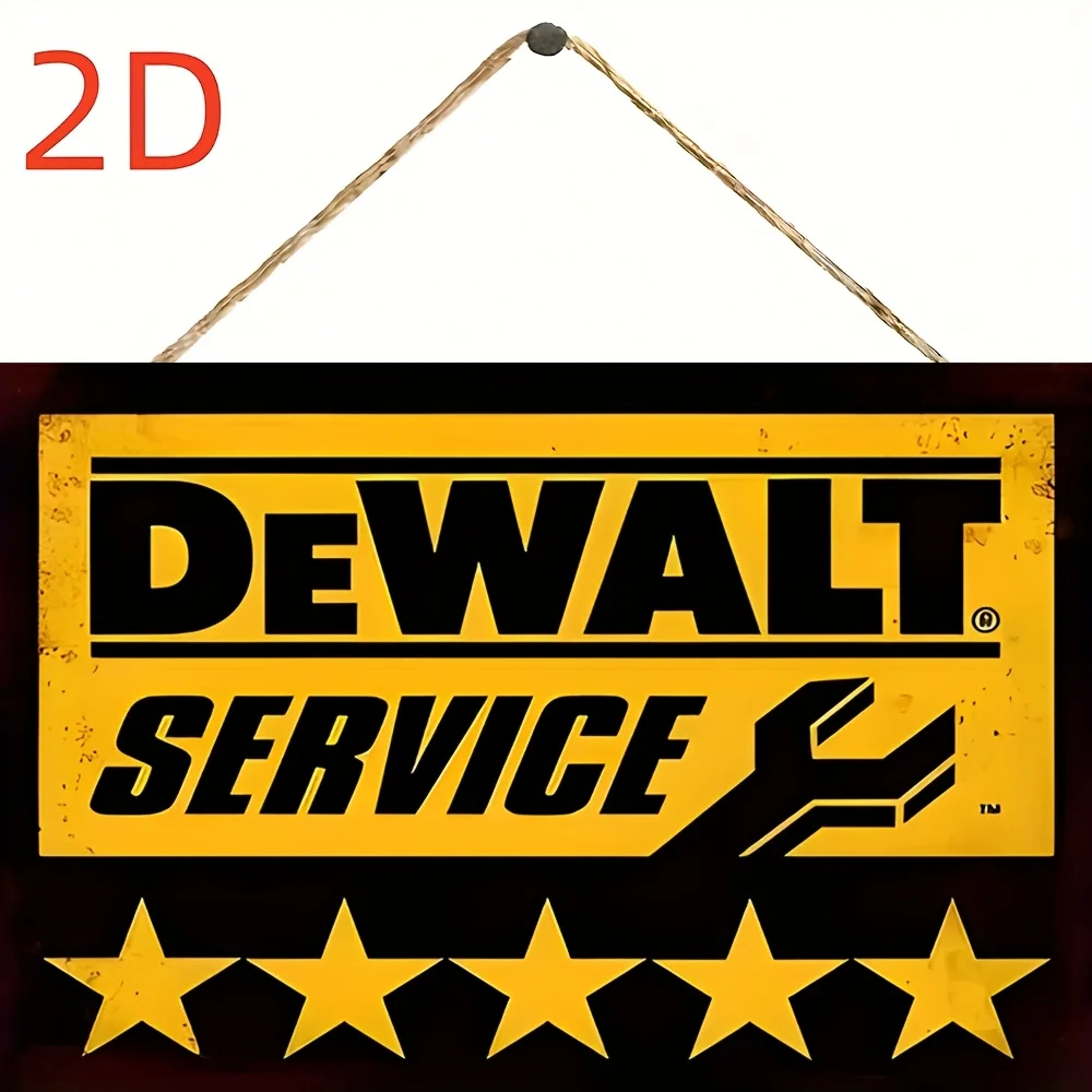 for SERVICE Vintage Industrial Garage Sign - Recycled Wood Plaque with Bold Black letters, Workshop, Man Cave, Pub Decor Decorat