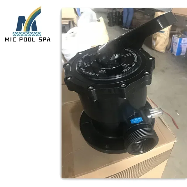 Fiberglass Swimming Pool Sand Filter TOP mount 6 way multiport valve