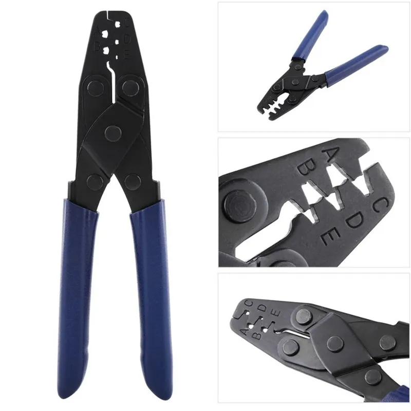 

AB66-Crimp Plier Tool Professional AWG Wire Harness Crimper Open Style Crimping Equipment