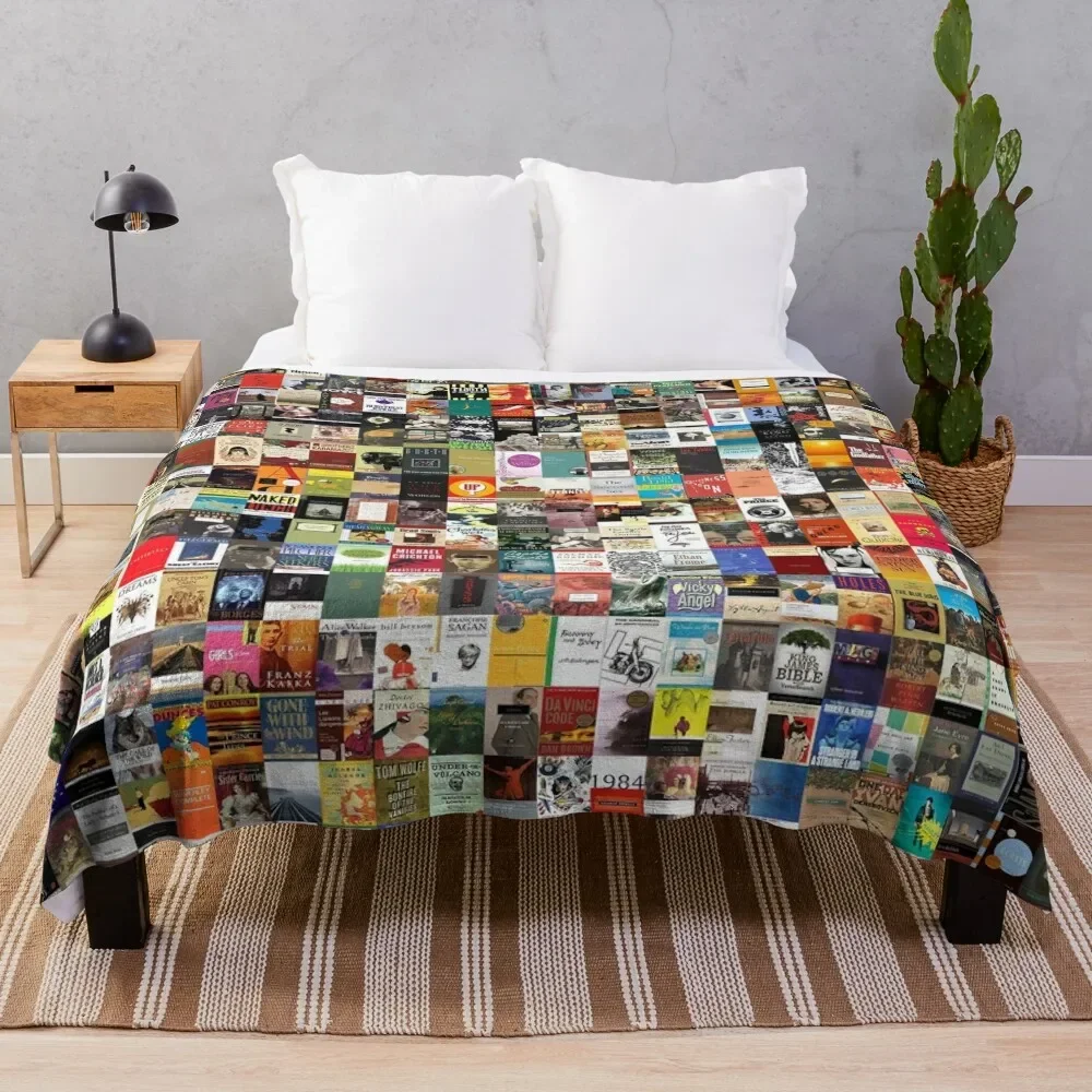 

Classic Books Throw Blanket Giant Sofa Soft Luxury Brand Bed covers Quilt Blankets