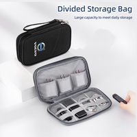 Cable Organizer Digital Electronic Storage Bag For Volvo XC90 V90 S90 S80 C30 S40 XV40 S70 XC70 XC60 S60 V40 V50 V60 XC40 V70
