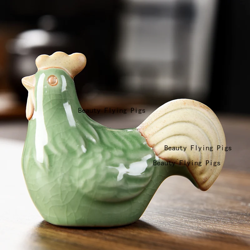 

Маленький двенадцать зодиакальных чая, домашнее животное, креативная простота, Ge, открывающаяся печь, питательный орнамент для чайной церемонии