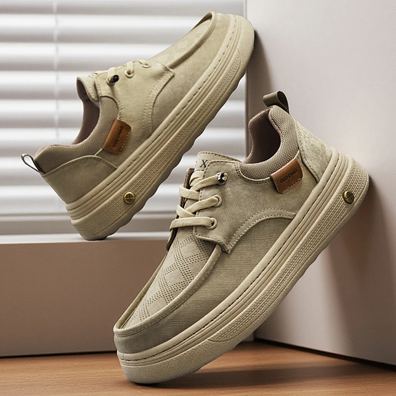 Fashion Matching Forrest Gump Footwear for Males Summer Thin Sweat Resistant Breathable Top Light Buffer Midsole Shock Absorb
