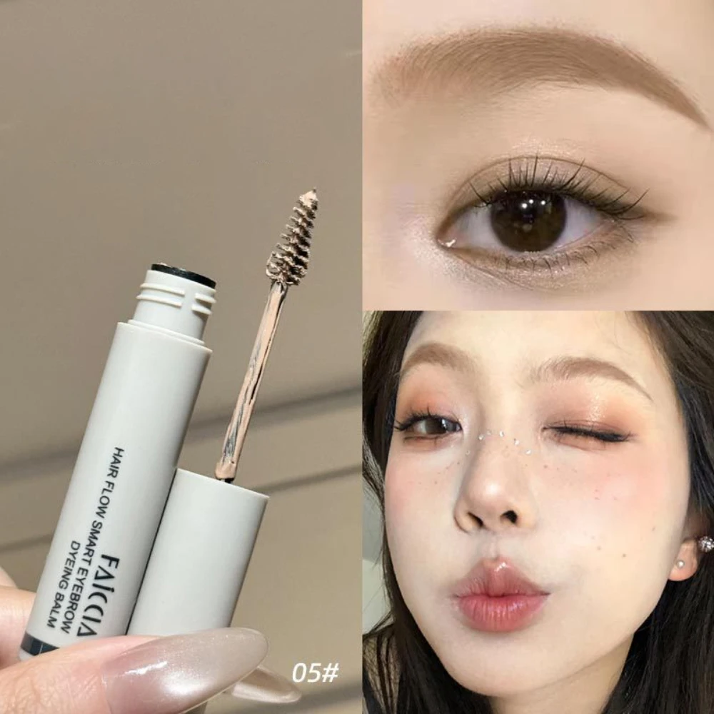 천연 눈썹 염료 젤 방수 땀 방지 얼룩 없음 비 페이딩 정의 개별 모발 야생 눈썹 젤 뷰티 화장품