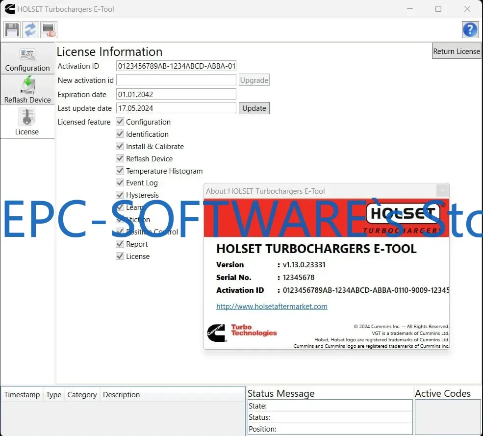 

EPC-SOFTWARE Holset E-Tool v1.14+Keygen