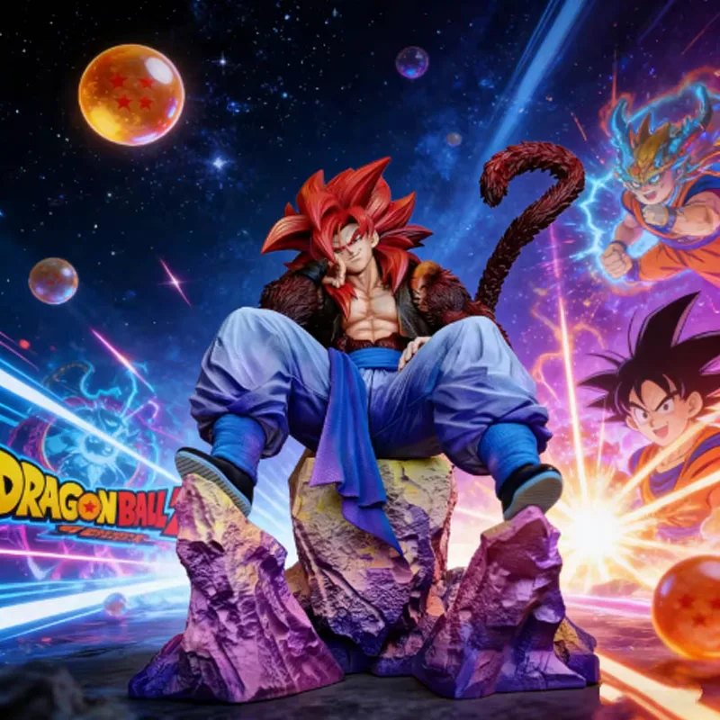 GK Dragon Ball Ssj4 Gogeta Super Saiyan 4 Action Figure Anime Figurine Collectible Model Pvc Statue Toys Birthday Gift