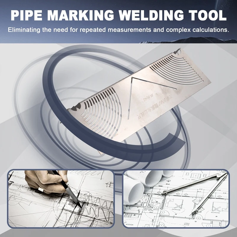 Pipe Marking Welding Tool Parallel Line Drawing Tool Welding Square Pipe Marking Welding Tool