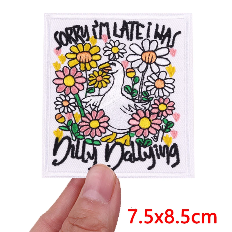 شخصية رسالة شعارات بقع المطرزة التصحيح على الملابس الجينز السترات قراءة كتاب الحديد على بقع للملابس DIY بها بنفسك