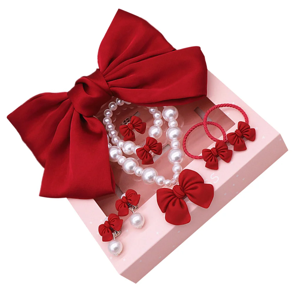 مجموعة مجوهرات حورية البحر الأنيقة للأطفال وقلادة وسوار وحلق ومشبك شعر وتصميم رائع وسهل المطابقة لعيد الميلاد وعيد الميلاد وعيد الميلاد #2