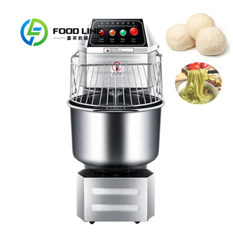

Customized Commercial 8kg Spiral Dough Mixer Bakery Bread Pizza Dough Kneading Professional Food Processing Tool