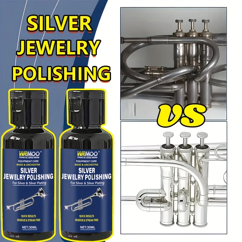 Silver Jewelry Polishing Cream | for Silverware, Musical Instruments, Everyday Maintenance, Suitable for Full Metal