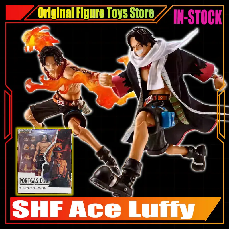 

Фигурка One Piece SHF Ace, коллекционная фигурка SHF Luffy, аниме-фигурка, версия Ko, Солнечный бог Ника Луффи, модели игрушек, подарок на день рождения для детей