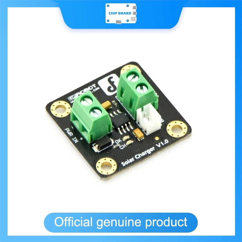 DFRobot Solar LiPo Charger 3.7V, 500mA Charging Module with Reverse Protection and LED Indicators