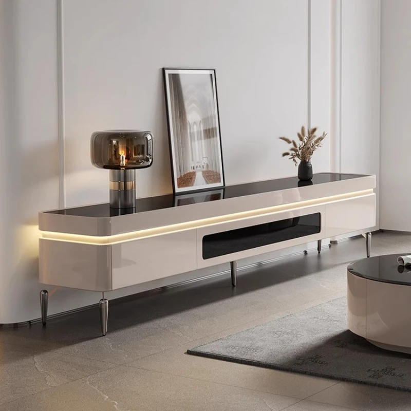 

Living Room Modern Tv Stand Glossy Simple High End Movable Tv Stand Entertainment Center Muebleso De Sala Para Casa Furniture