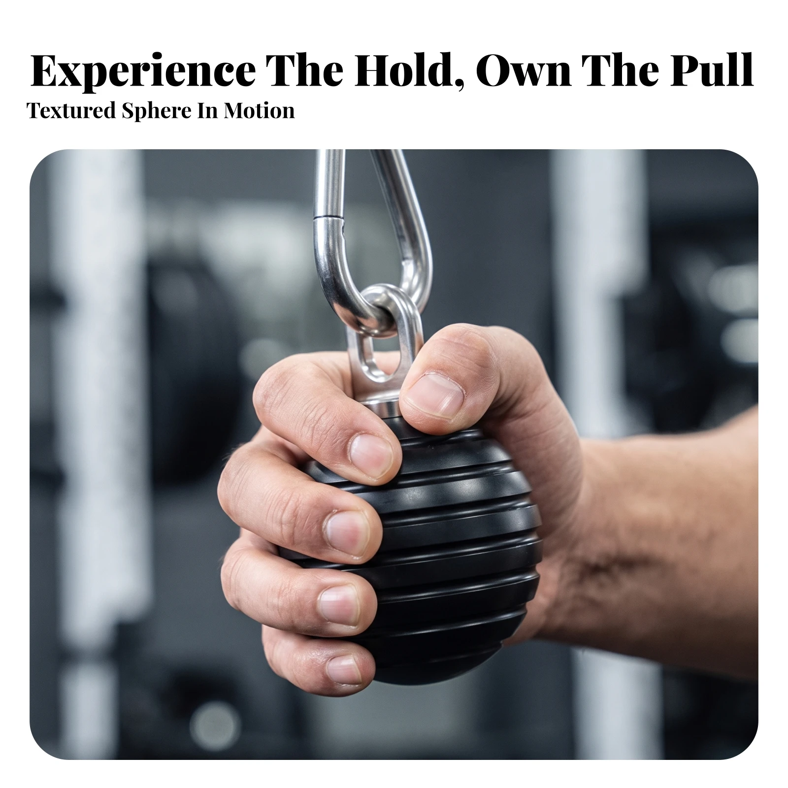 Grip Training Ball Wear-Resistant Grip Ball with Attachment Loop Fitness Equipment Long-Lasting Lightweight for Climbers