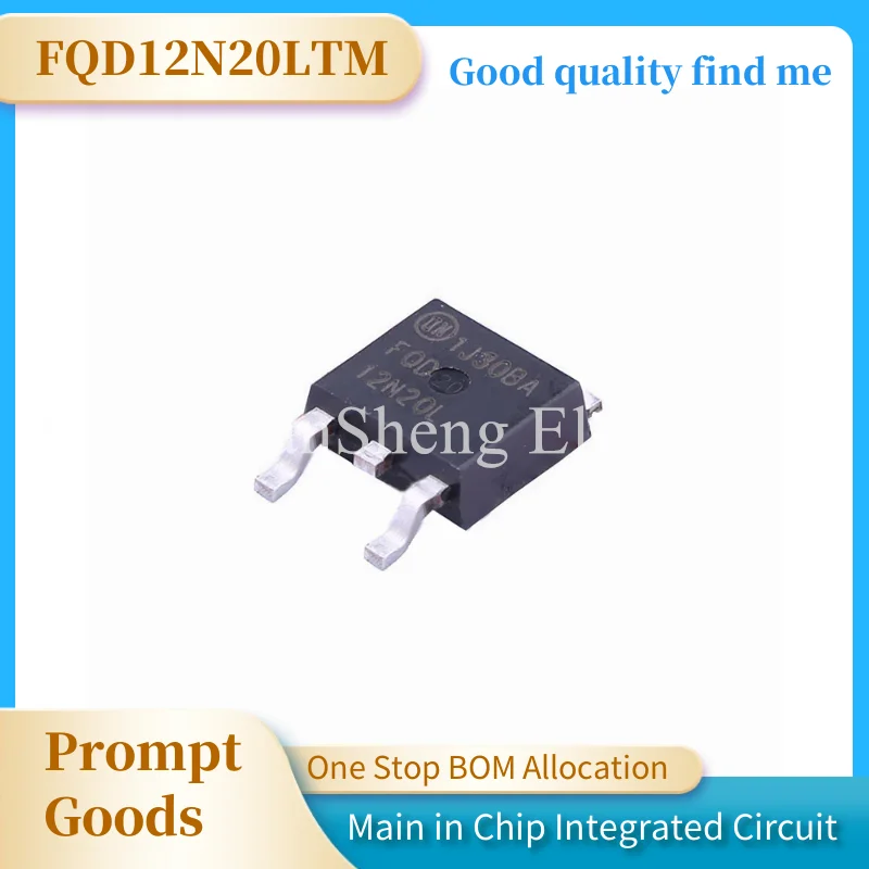 1pcs/lot FQD12N20L TO252 FQD12N20LTM TO-252 FQD12N20 12N20L In Stock