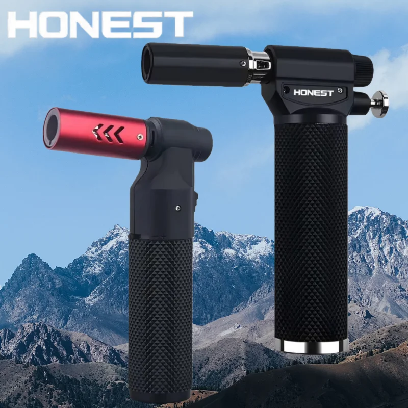 

HONEST High-temperature Welding Gun Lighter Windproof Turbine Torch Cigar Multifunctional Outdoor Barbecue Kitchen Grill Lighter
