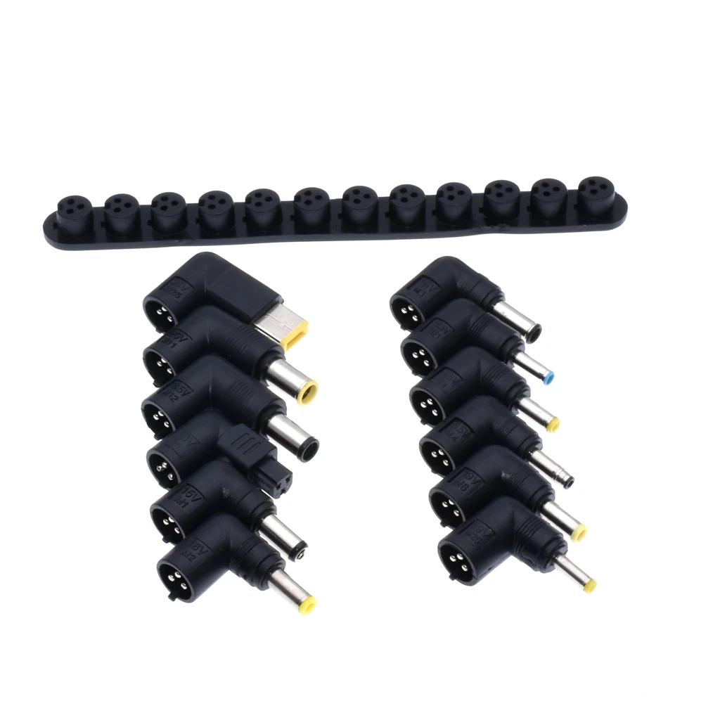 

M1-M25 3 Pin Universal Laptop Adapter Charger DC Tips Connectors One end USB One end DC 3 Pin Jack Male Connector