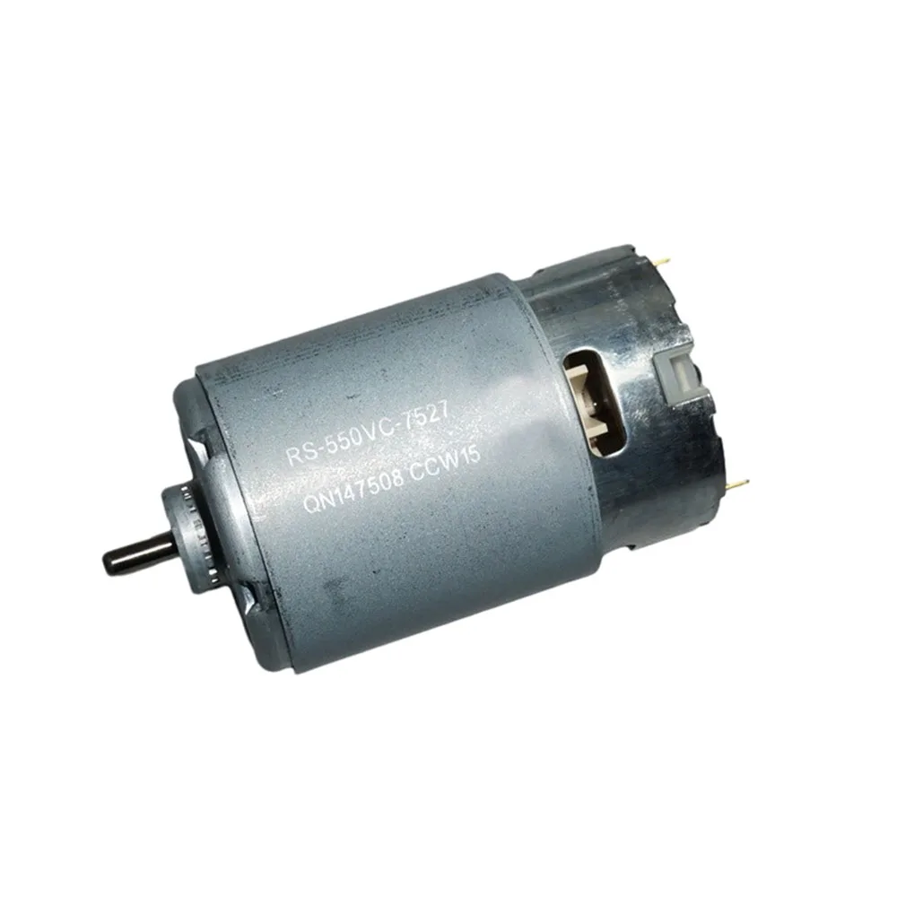 RS-550VC-7527 DC Motor 14V 19800 RPM High Speed 550 Motor 38mm Diameter Built-in Cooling Fan DC Motor Electric Power Tool Part