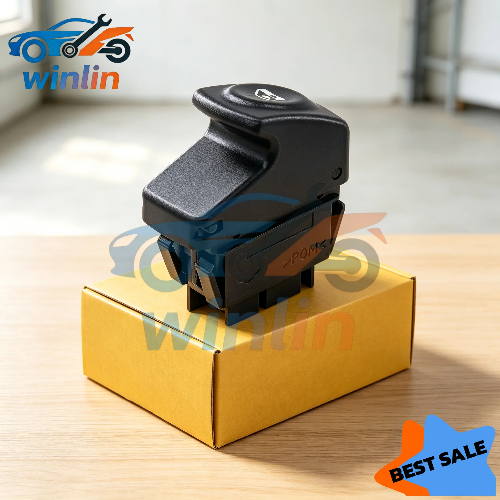 OEM 7700838100 for Renault Sorghum Electric Window Control Switch Lift Regulator Single Button