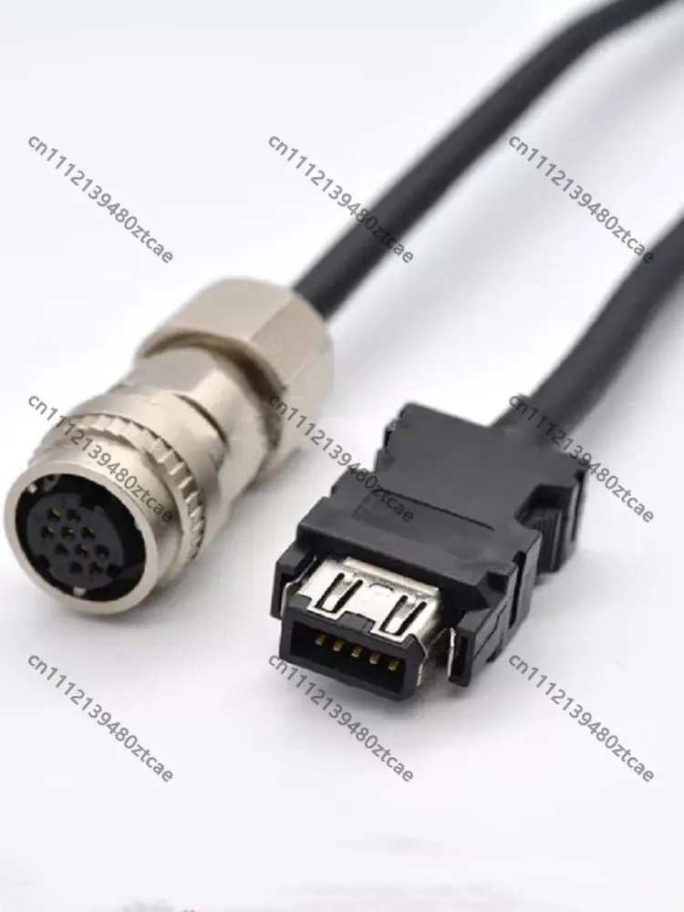Straight Elbow Plug Shielded Servo Encoder Feedback Cable 3M 5M 8M 10M CNC Motor Connection Replacement Wire