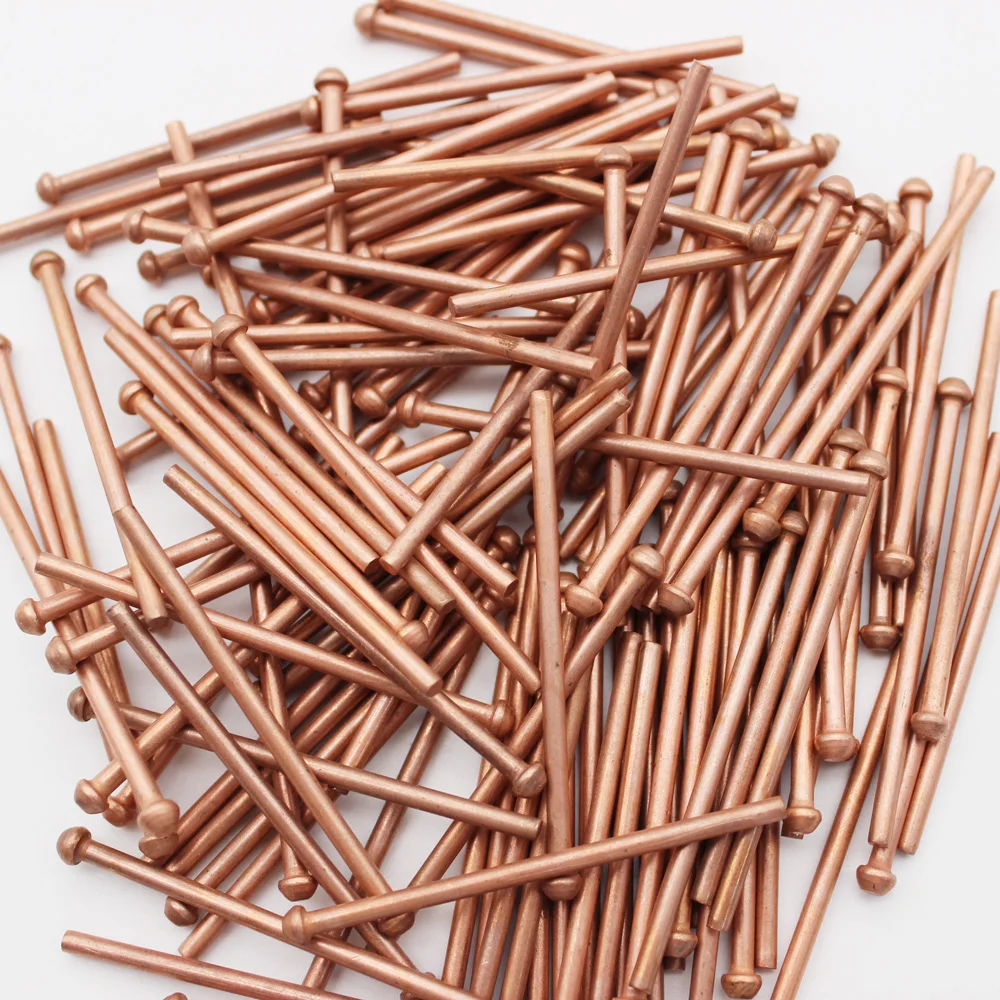 2.5x50mm Stud Welding Nails Draw Pins Copper Spot Welding Tool Stud Welder