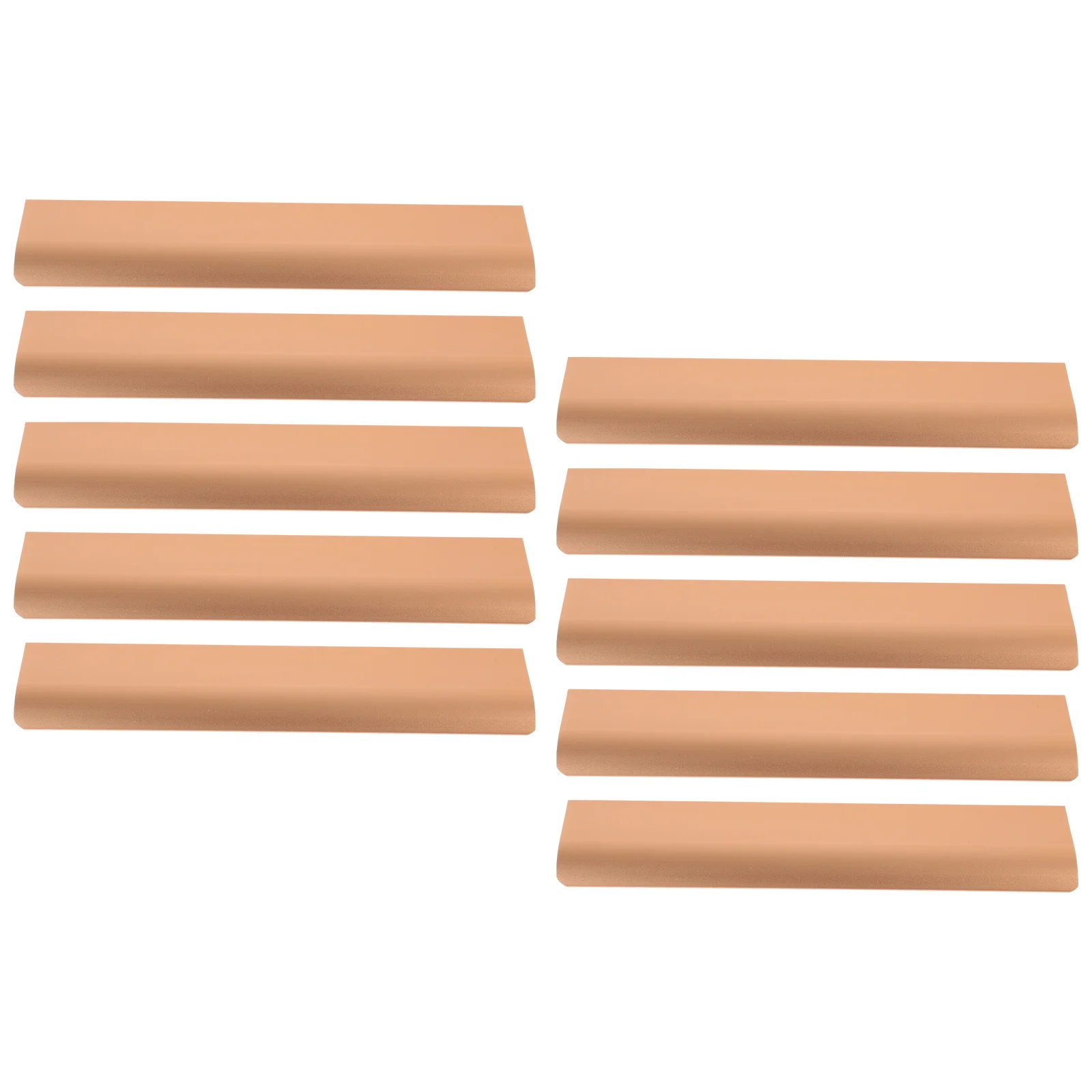 

10Pcs Golden Handle Modern Cabinet Pulls Durable Aluminum Long Drawer Handles for Kitchen Bedroom Furniture Cabinet Handles