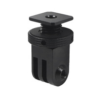 For Gopro Accesorios CNC Aluminum Mount Alloy 1/4 Tripod Adapter Cold shoe For GoPro Hero DJI OSMO Action5pro Camera Insta360 X5