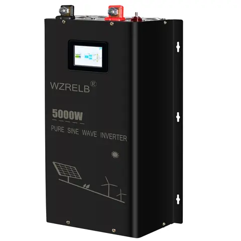 5000W Split phase Pure Sine Wave Inverter 24V/36V/48V/72V/96V DC to 110/220V,120/240V AC Converter Solar Power Battery Generator