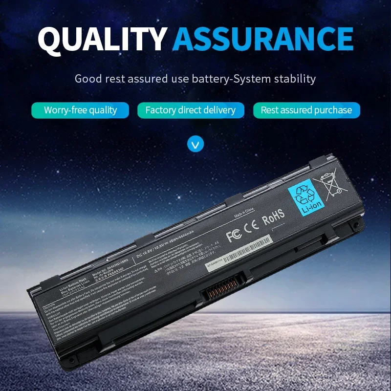 [PA5024U-1BRS] for Toshiba Satellite C800 C805 C850 L800 L855 L870 10.8V 4200mAh Laptop Battery Replacement Battery