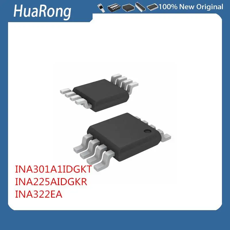 10Pcs/Lot INA301A1IDGKT  INA225AIDGKR   INA322EA  MSOP-8   LT1937ES5  SOT23-5   MCP809M3X-2.93 SOT23-3