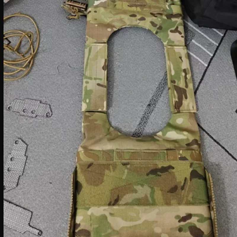 Modular Vest With Front And Rear Panel Bag Set For Outdoor Sports