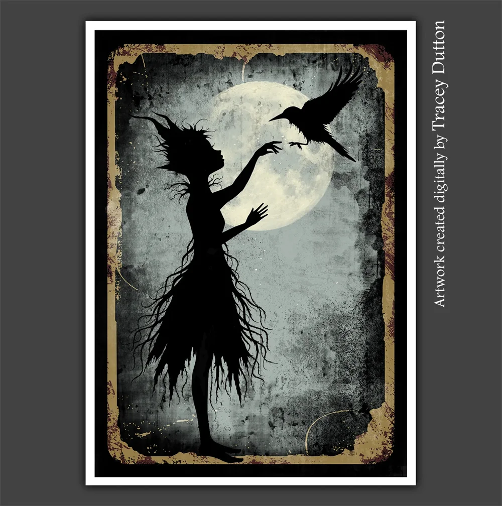 August 2026 Lavinia Stamps Midnight Coven 17-teiliges Halloween-Hexen-Silhouette-Set mit Klarsichtstempeln für Scrapbooking, Kartenherstellung, DIY-Bastelarbeiten und Dekoration – Detail 6