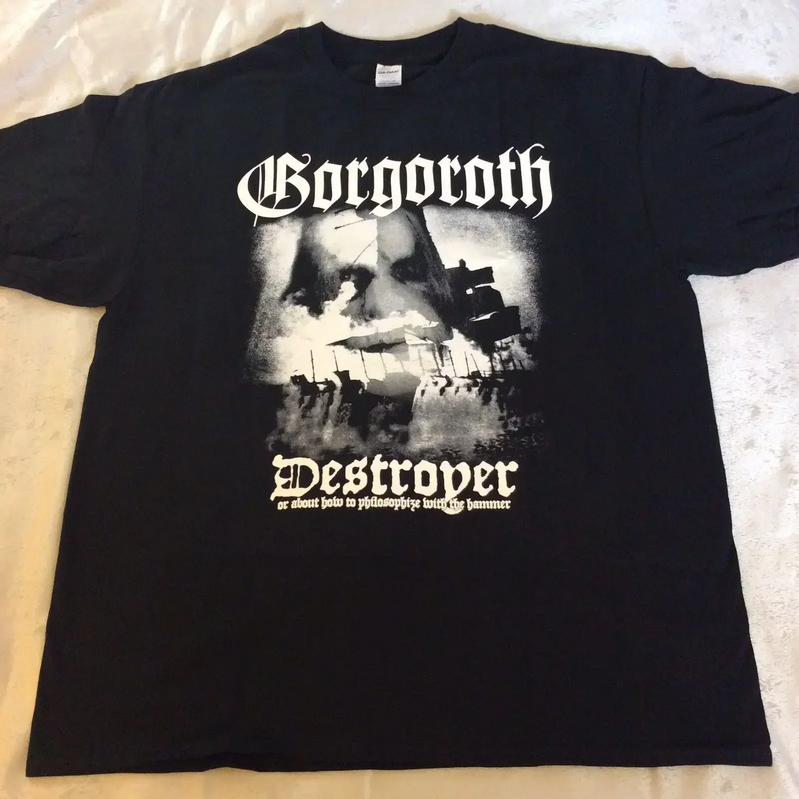 Chemise GORGOROTH Destroyer XL, Azarath, The Chasm, Urgehal, Urfaust, Inquisition