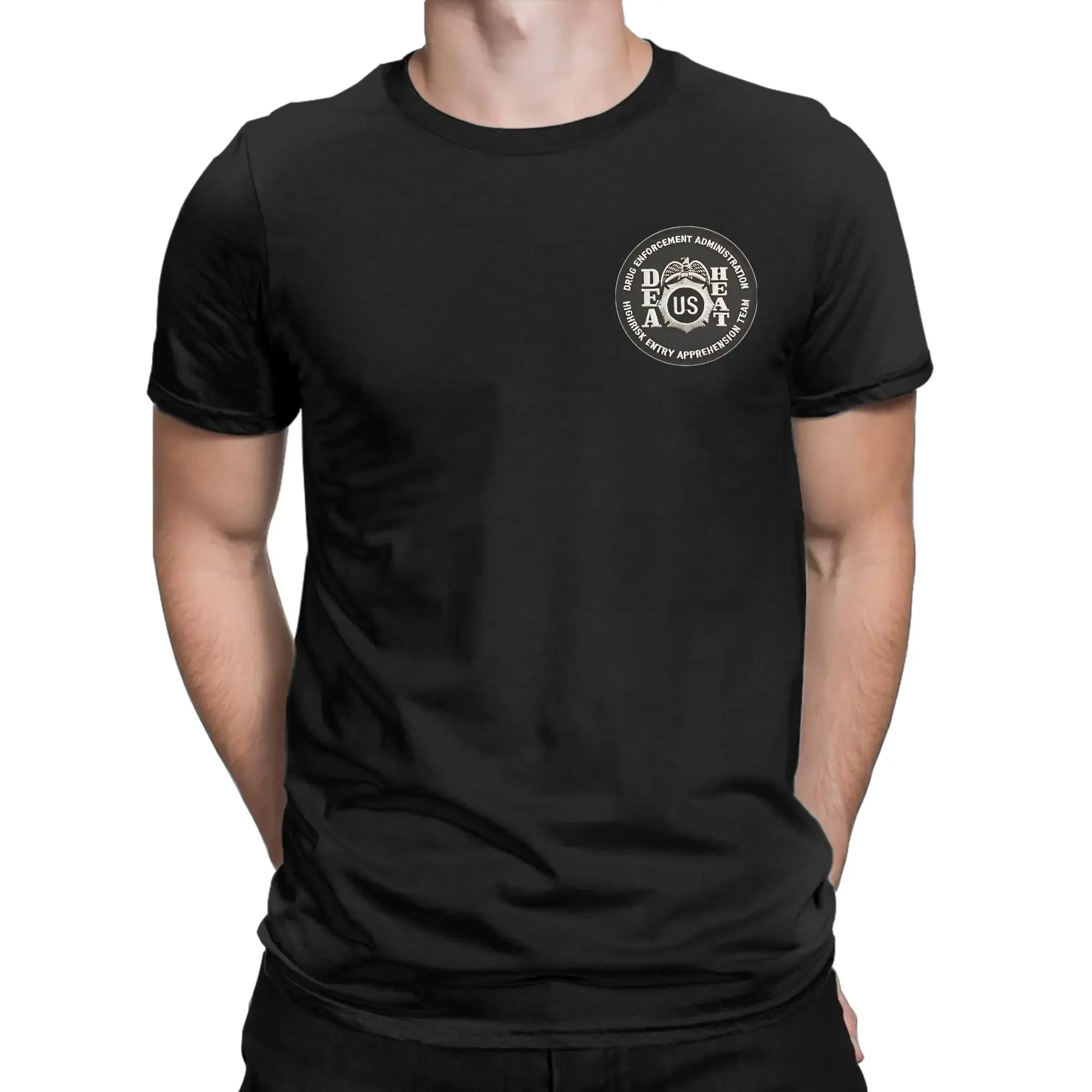 DEA Drug Enforcement Administration 100 Cotton T Shirt For Adult Beach  Y2K T Shirts O Neck Tees Oversized Loose Clothes