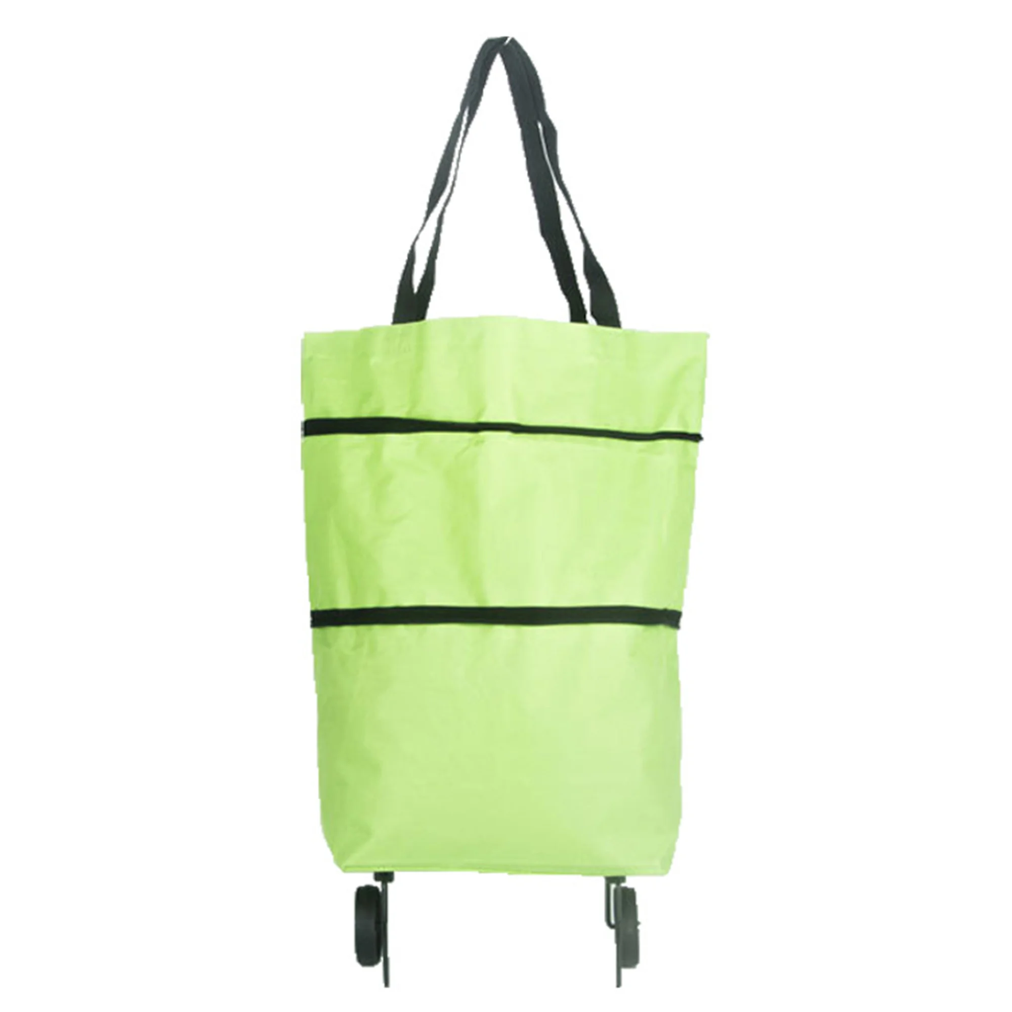 Factory wholesale portable shopping tug bags Spot wholesale shopping bags Household folding handcart shopping cart Wheeled bags