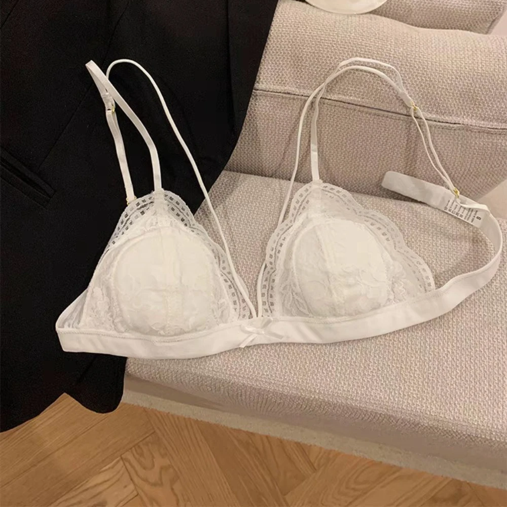 French Lace Wireless Bralette - Bralette Wireless Soft 评论和价格