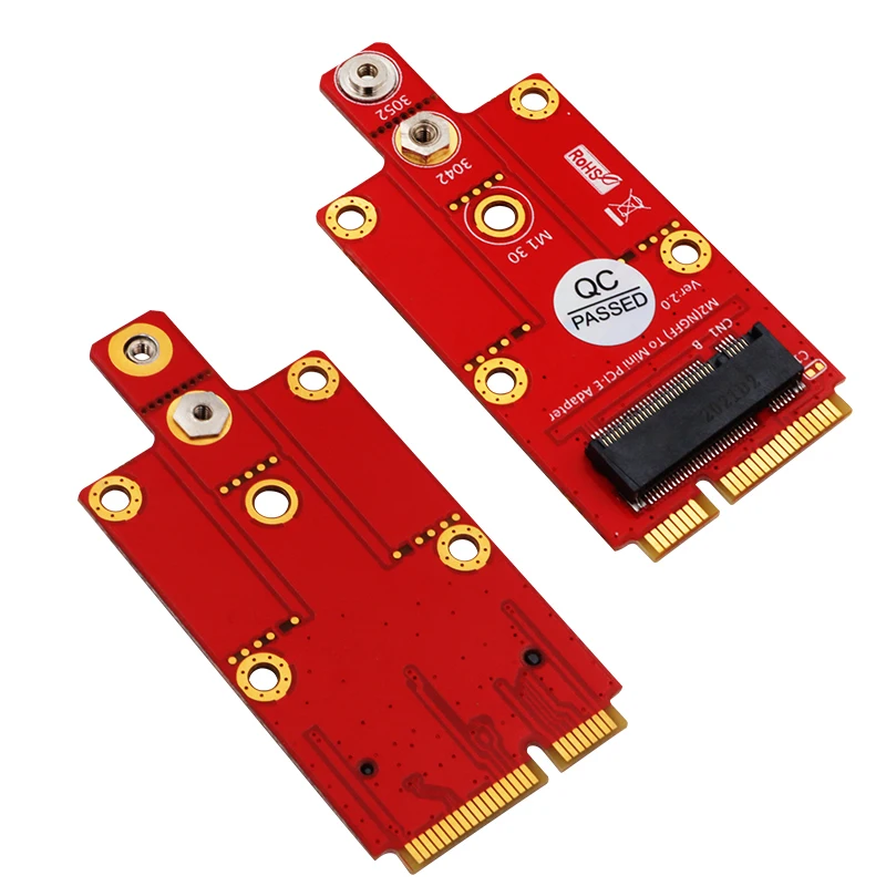 Free Ship NGFF Key B To Mini PCIe Adapter For 3G 4G 5G Module for EM12-G EM160-GL RM502Q-AE RM500Q-GL RM510Q-GL