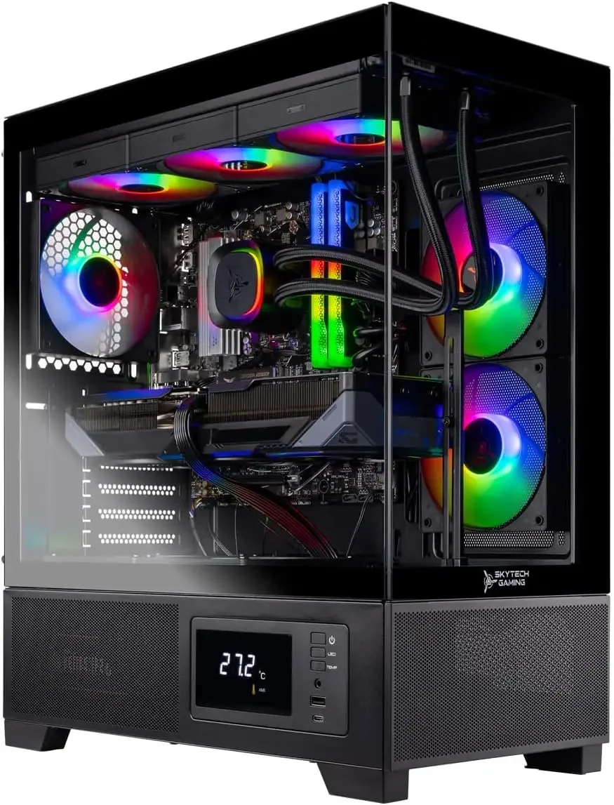 

4.2GHz, AMD RX 9070 16GB, 2TB Gen4 NVMe SSD, 32GB DDR5 RAM 6000, 850W Gold ATX 3 PSU, 360 ARGB AIO, Wi-Fi, Win 11, Desktop