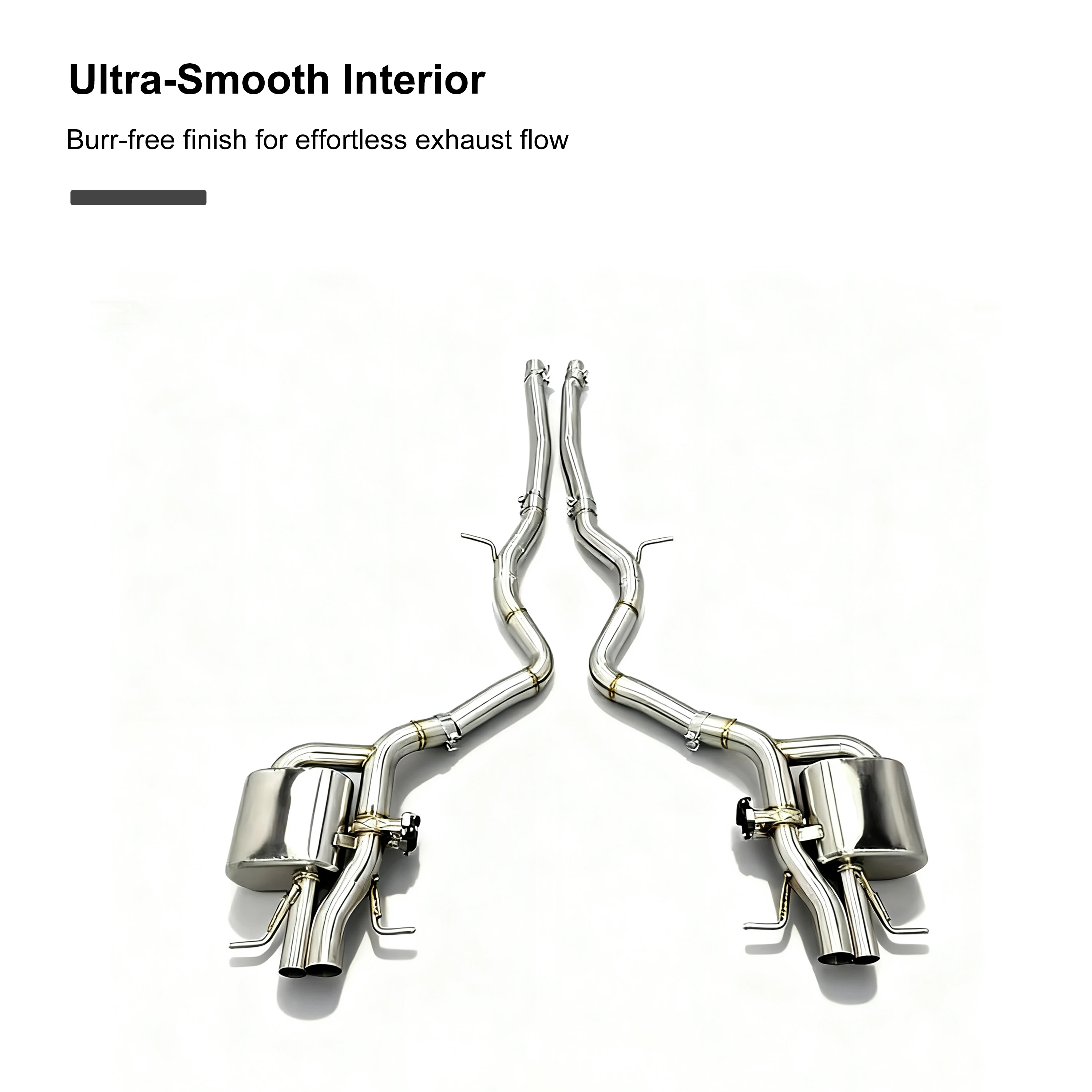 

High-performance Catback Exhaust for Mercedes-Benz S63 AMG W222 5.5T 2014-2020 Stainless Steel Exhaust Valve Controller Cat Back