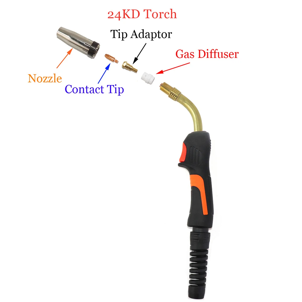 Gas Nozzle for EU Style 24KD 36KD 15AK 14AK MIG Welding Torch MAG Welder