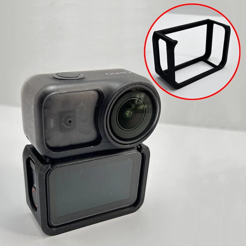 1PCS For DJI OSMO NANO Action Camera VTX Snap-on Protective Cage Impact-Resistant Housing 3D Printed Screen Protection Frame