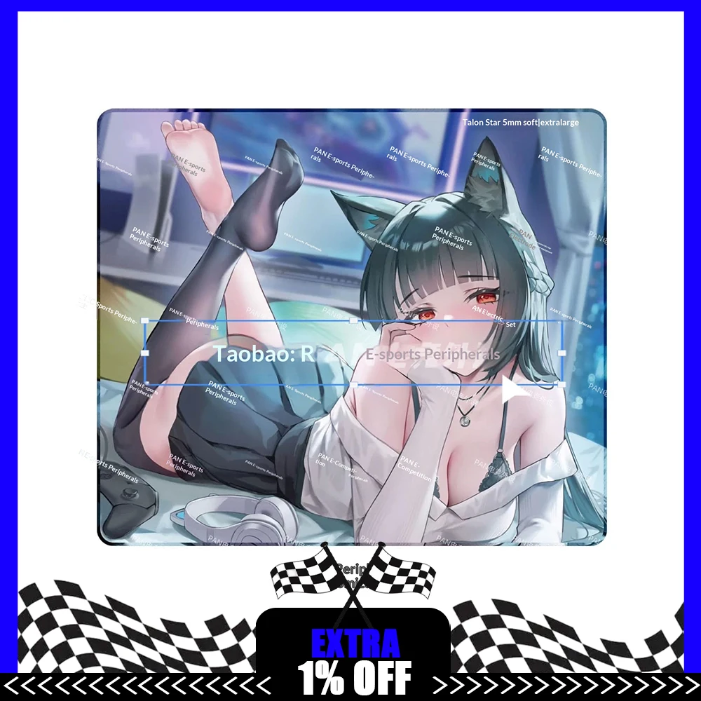 PAN Esports Star Glass Gaming Mousepad FPS Both Speed And Smooth Mouse Pad For VALORANT TTK CSGO PC Accessories For Gifts