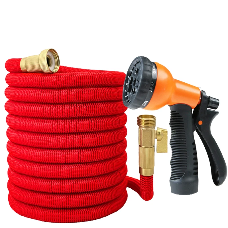 Garden Magic Water Pipe 25FT/125FT, High Pressure Water Gun, Multi Mode, Garden Farm Irrigation Scalable Water Pipe