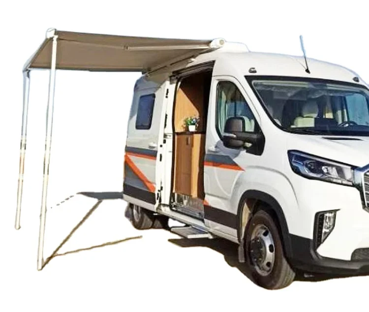 RV Automatic Waterproof Aluminum Alloy Side Mounted Motor Home RV Truck Camper Awning For Outdoor Use On Caravan Trailer