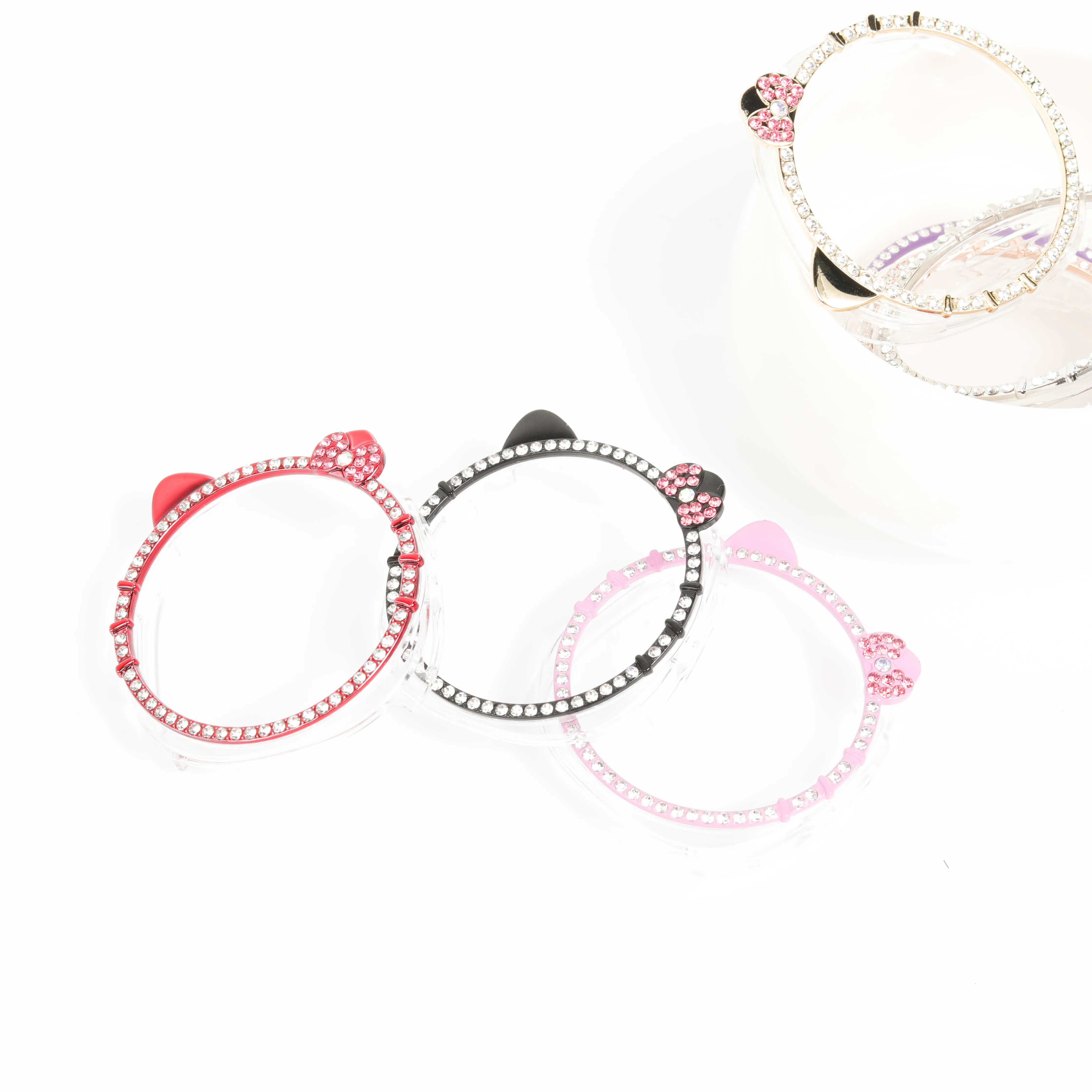 غطاء ماسي لساعة سامسونج جالاكسي 8 44 مللي متر 40 مللي متر ملحقات KT Cat Bling PC إطار ممتص الصدمات حامي الفرقة جالاكسي watch8