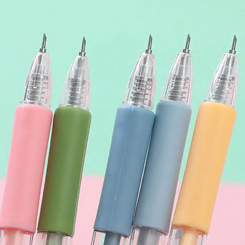 Cuchillo de utilidad de arte Kawaii, bolígrafo, pegatinas de corte, herramienta de corte de álbum de recortes, cuchillo de caja exprés, suministros escolares, artesanía DIY