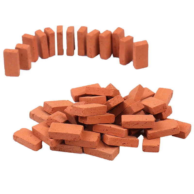 Hot 50PCS Sand Table Simulation Brick DIY Building Scenery Portable Miniature Durable Kids Decorative Toy Landscape Modelling