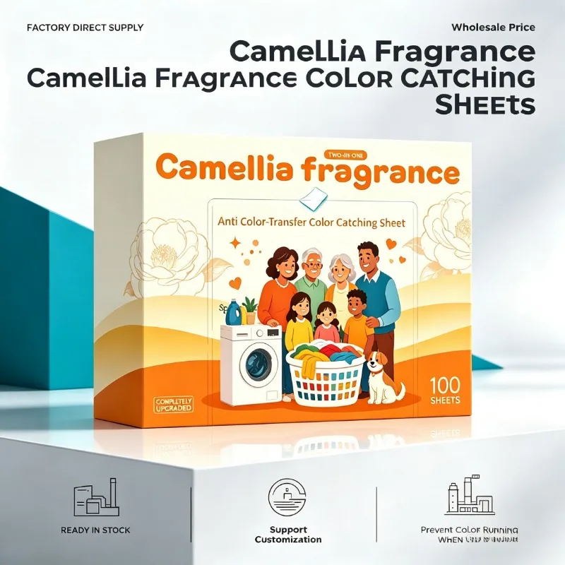 Color Absorption Sheets Home Clothes Anti Dyeing Anti Cross Color 100Pcs Washing Machine Color Fixing Laundry Sheets Laundry