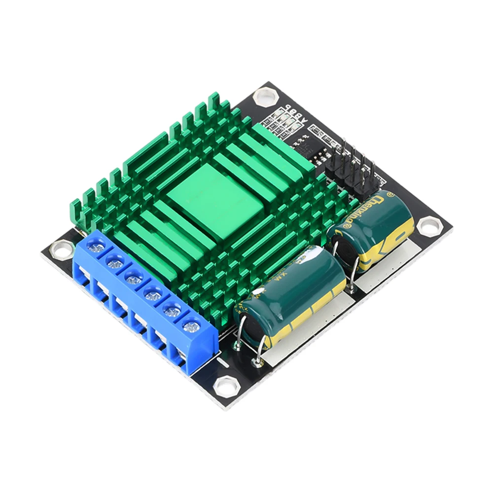 

9V-30V 60A Dual PWM DC Motor Driver Module 60KHZ High Power H-bridge Bidirectional High Power Governor with Heat Sink